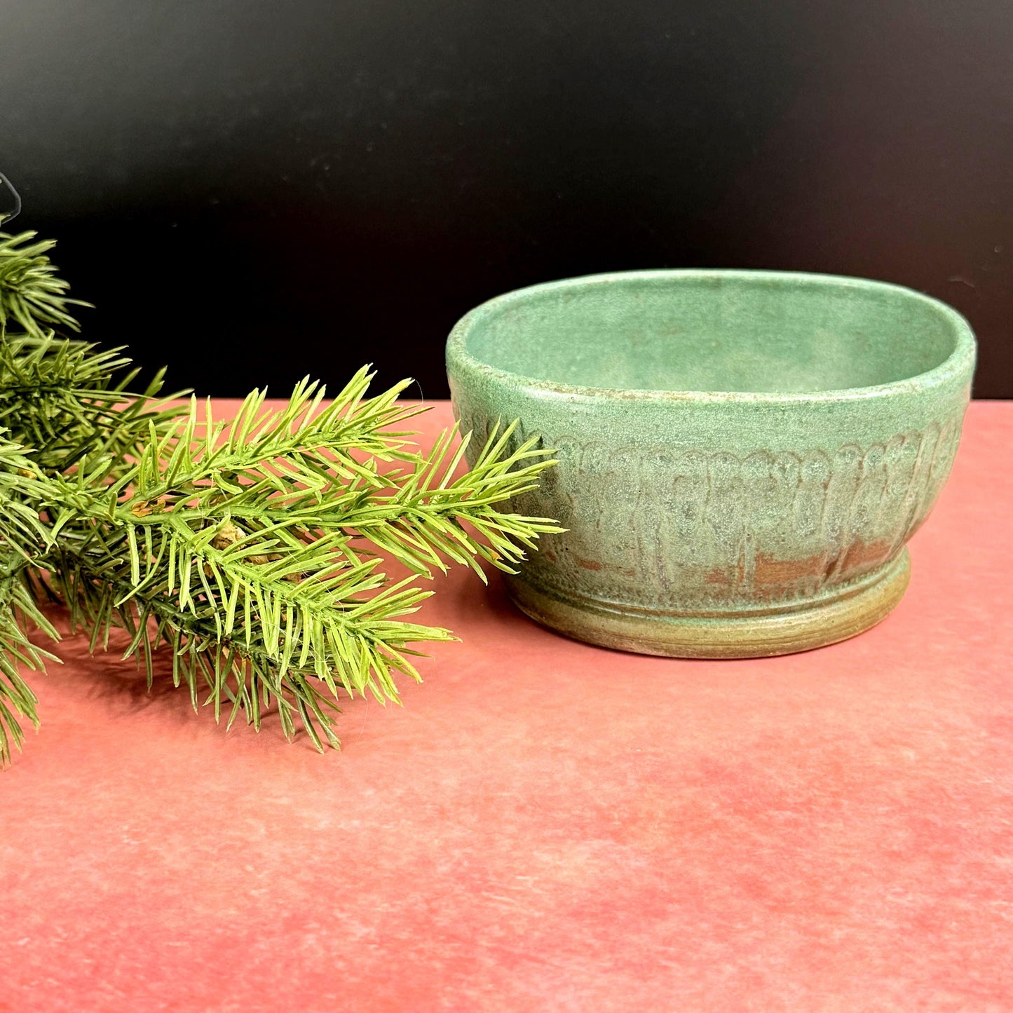 Matte Tourmaline Small Charcuterie Dish/ Cache Pot or Catchall