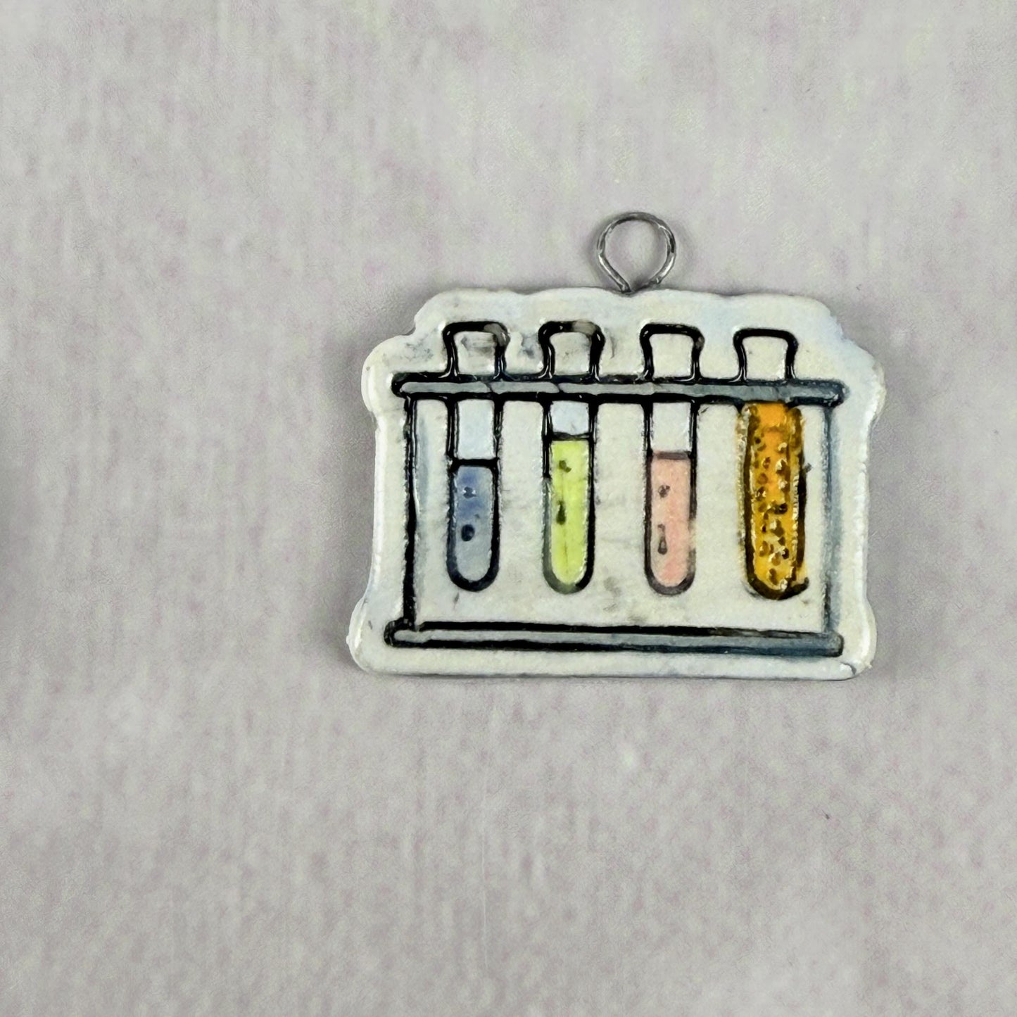 Set of 4 Science Charms/Jewelry Components