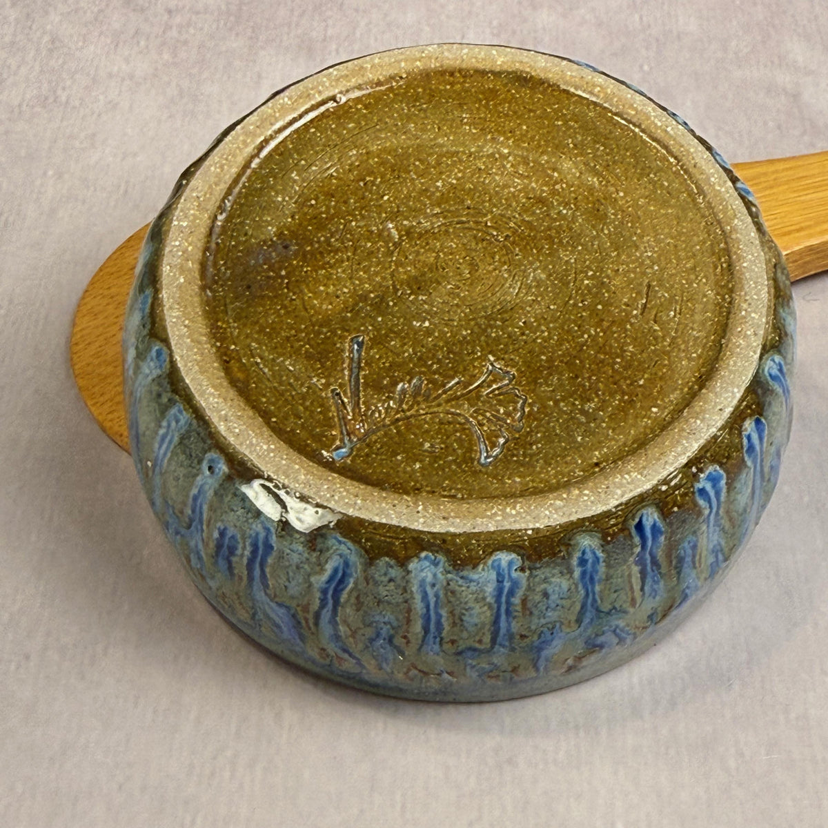 Green and Blue Charcuterie or Condiment Bowl/spice bowl