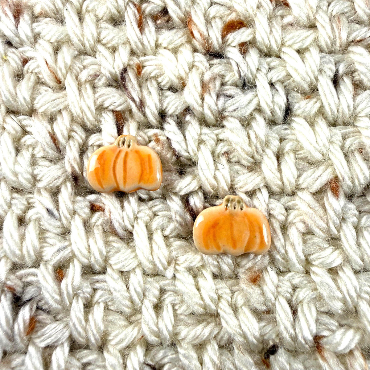 Tiny Pumpkin Buttons
