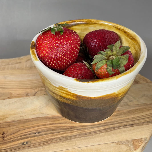 Snow And Copper Small Bowl/Prep Bowl