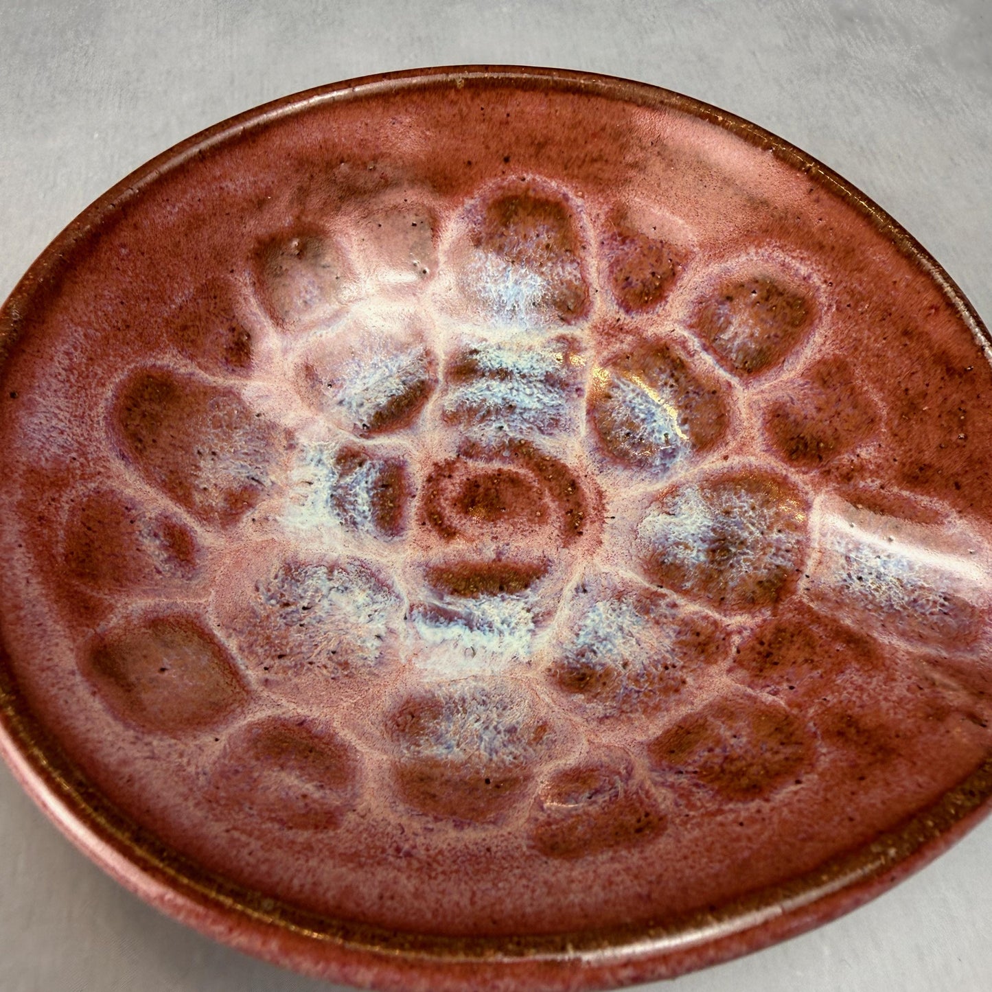 Shades of Pink Stoneware Spoon Rest