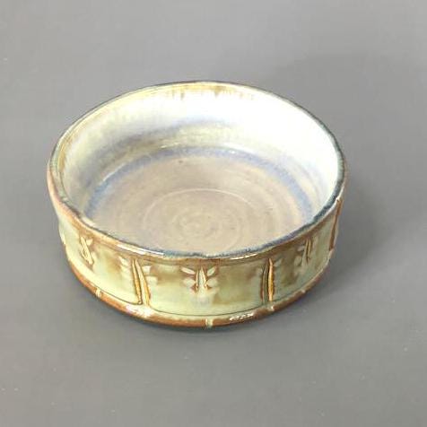 Pale Yellow and White Charcuterie or Condiment Bowl