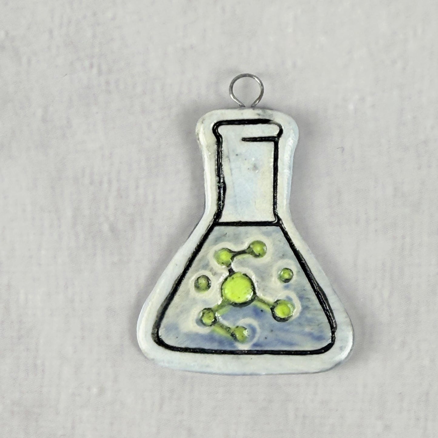 Set of 4 Science Charms/Jewelry Components