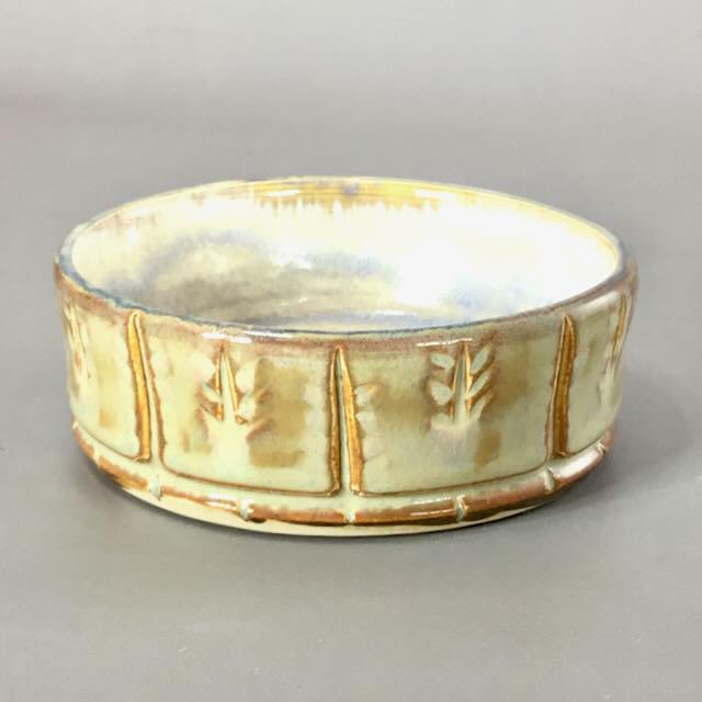 Pale Yellow and White Charcuterie or Condiment Bowl