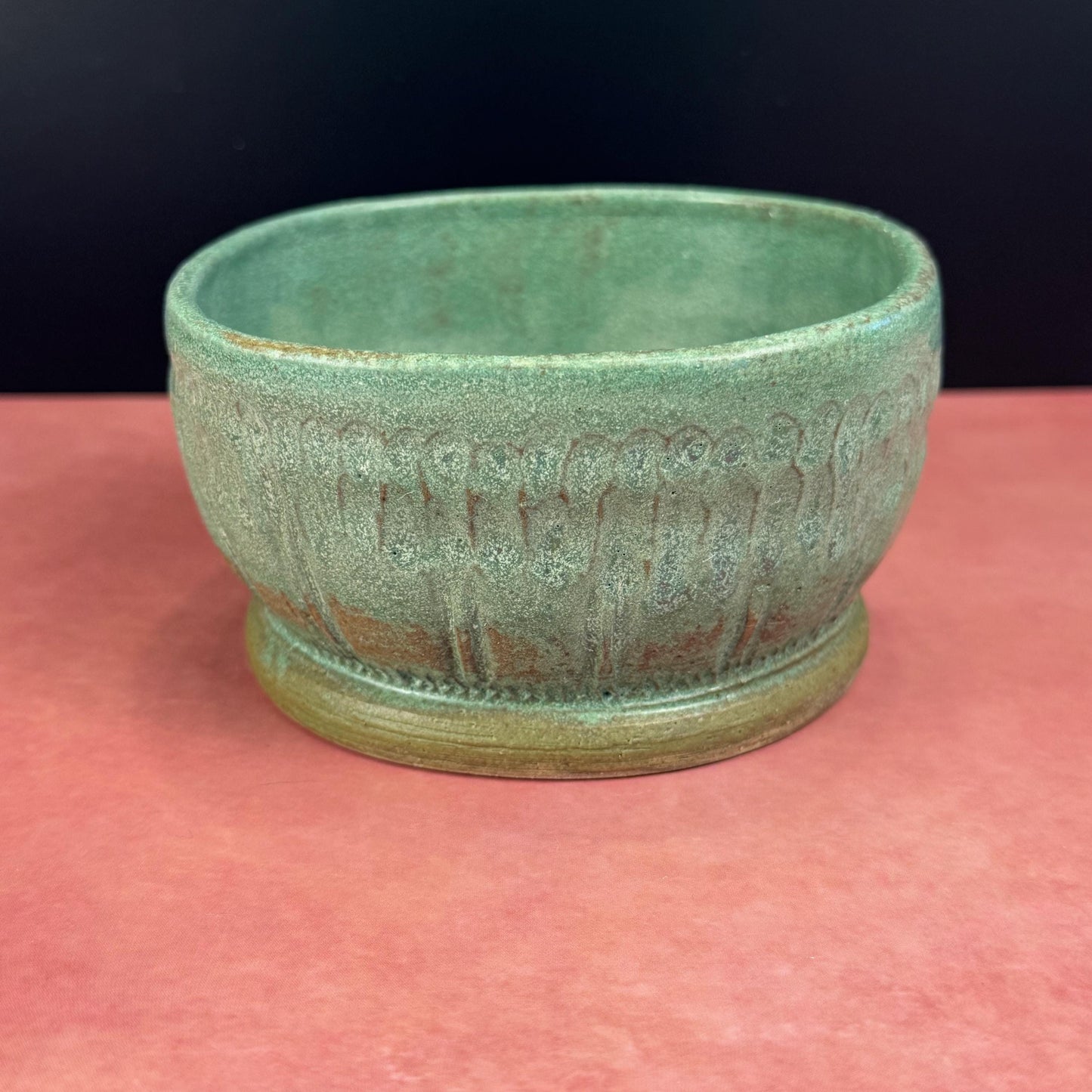 Matte Tourmaline Small Charcuterie Dish/ Cache Pot or Catchall