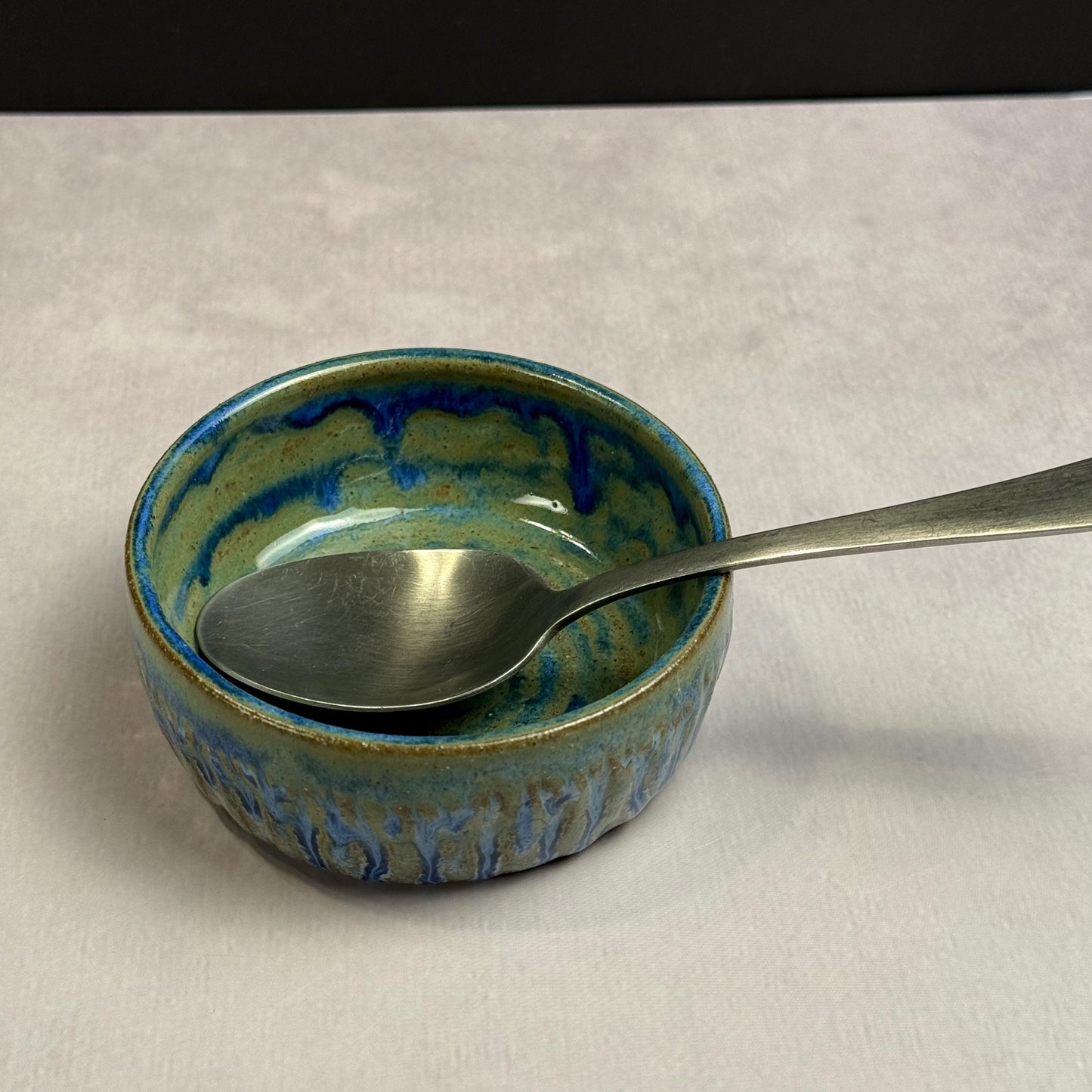 Green and Blue Charcuterie or Condiment Bowl/spice bowl