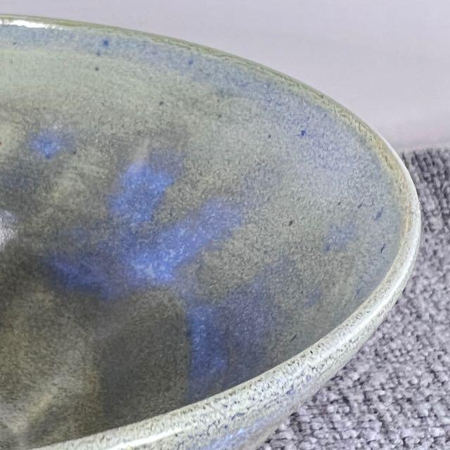 Blue and Gray Small Serving Bowl