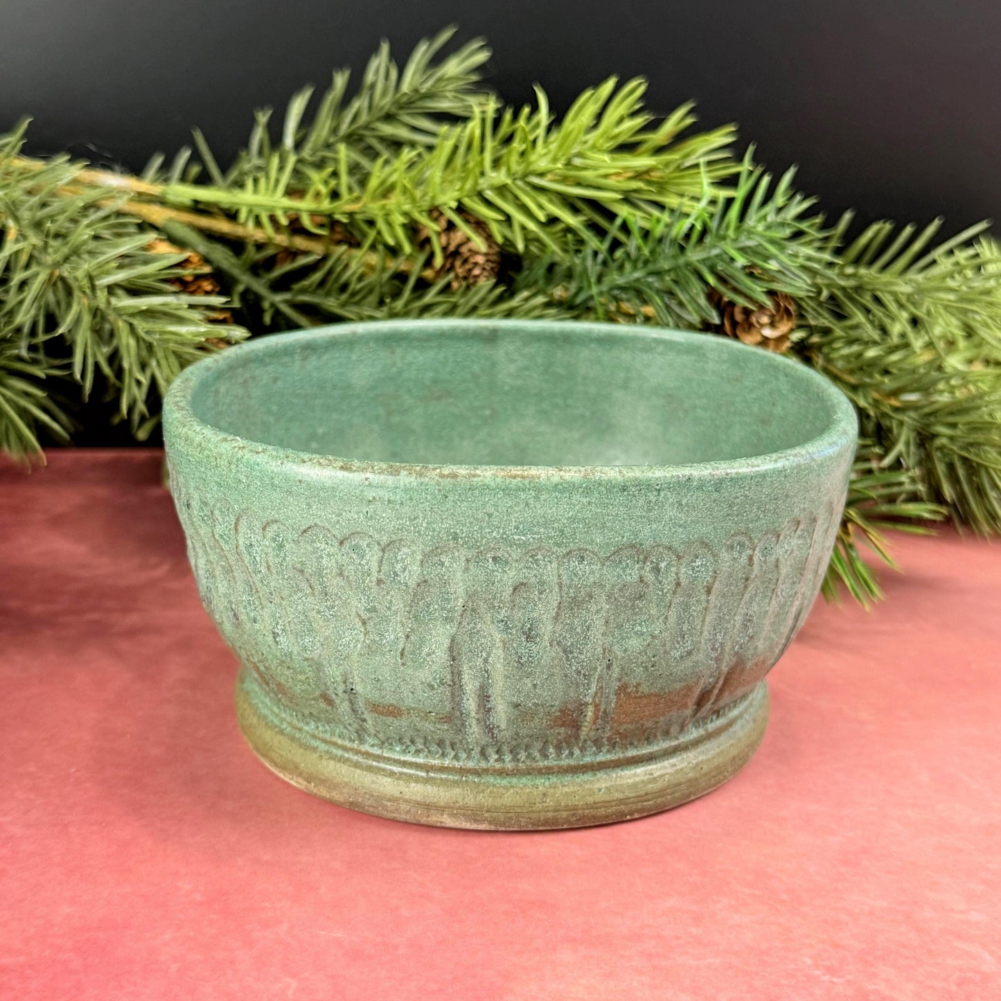 Matte Tourmaline Small Charcuterie Dish/ Cache Pot or Catchall