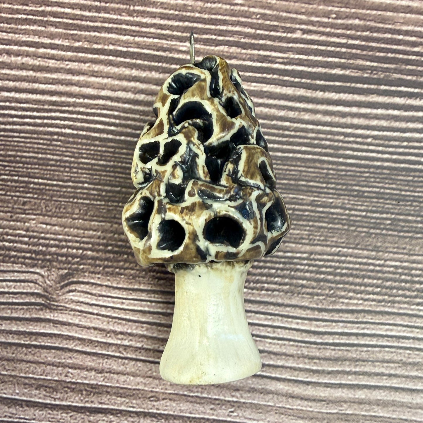 Set of 3 Ceramic Mushroom Ornaments