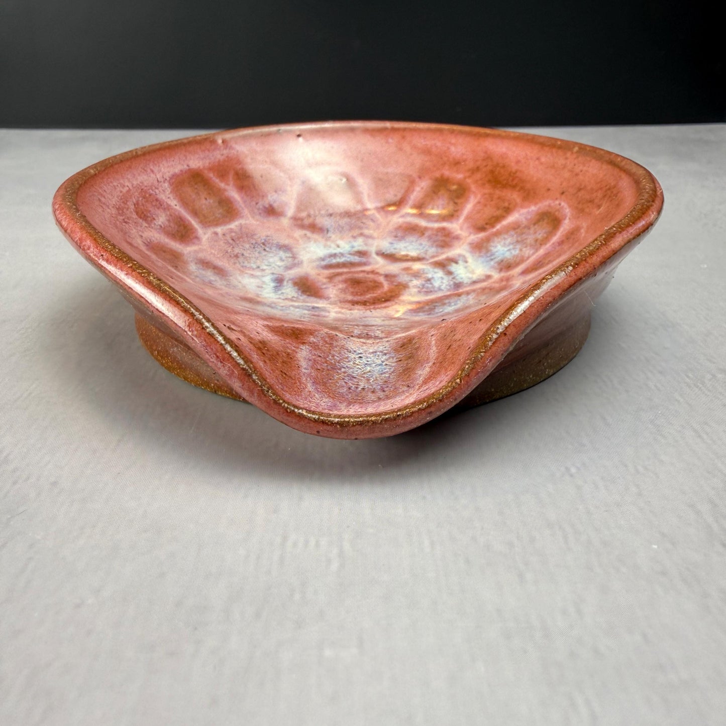 Shades of Pink Stoneware Spoon Rest