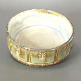 Pale Yellow and White Charcuterie or Condiment Bowl