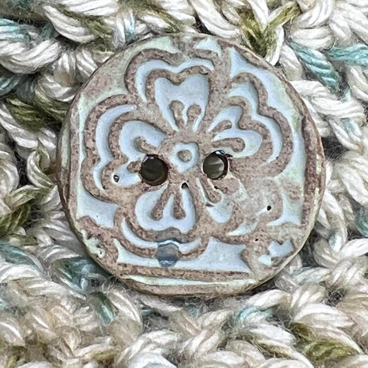 Matte Ceramic Succulent Button
