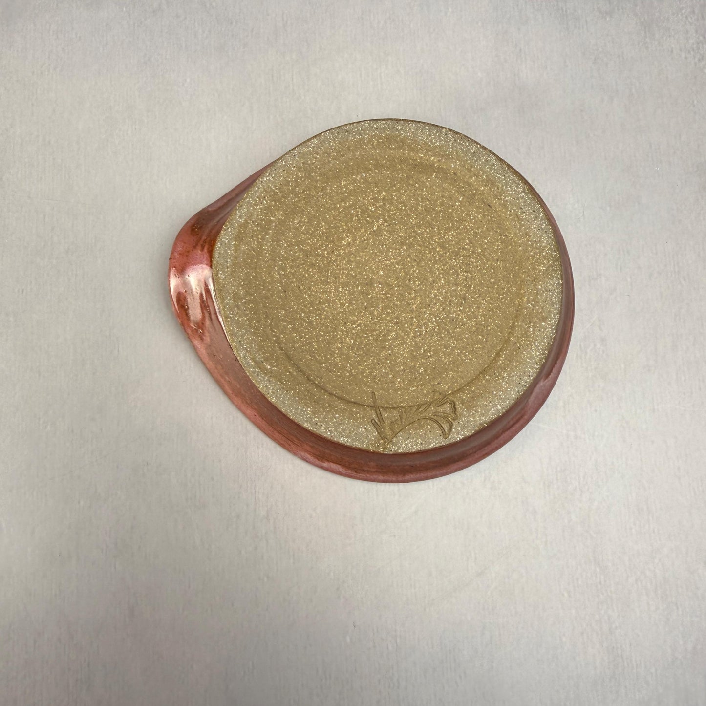 Shades of Pink Stoneware Spoon Rest