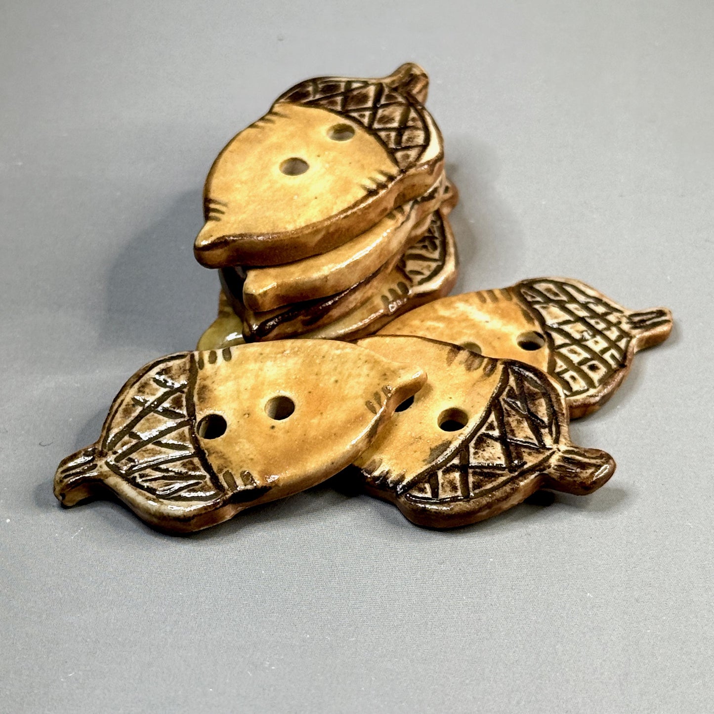 Acorn Shaped Button Cap Design #1