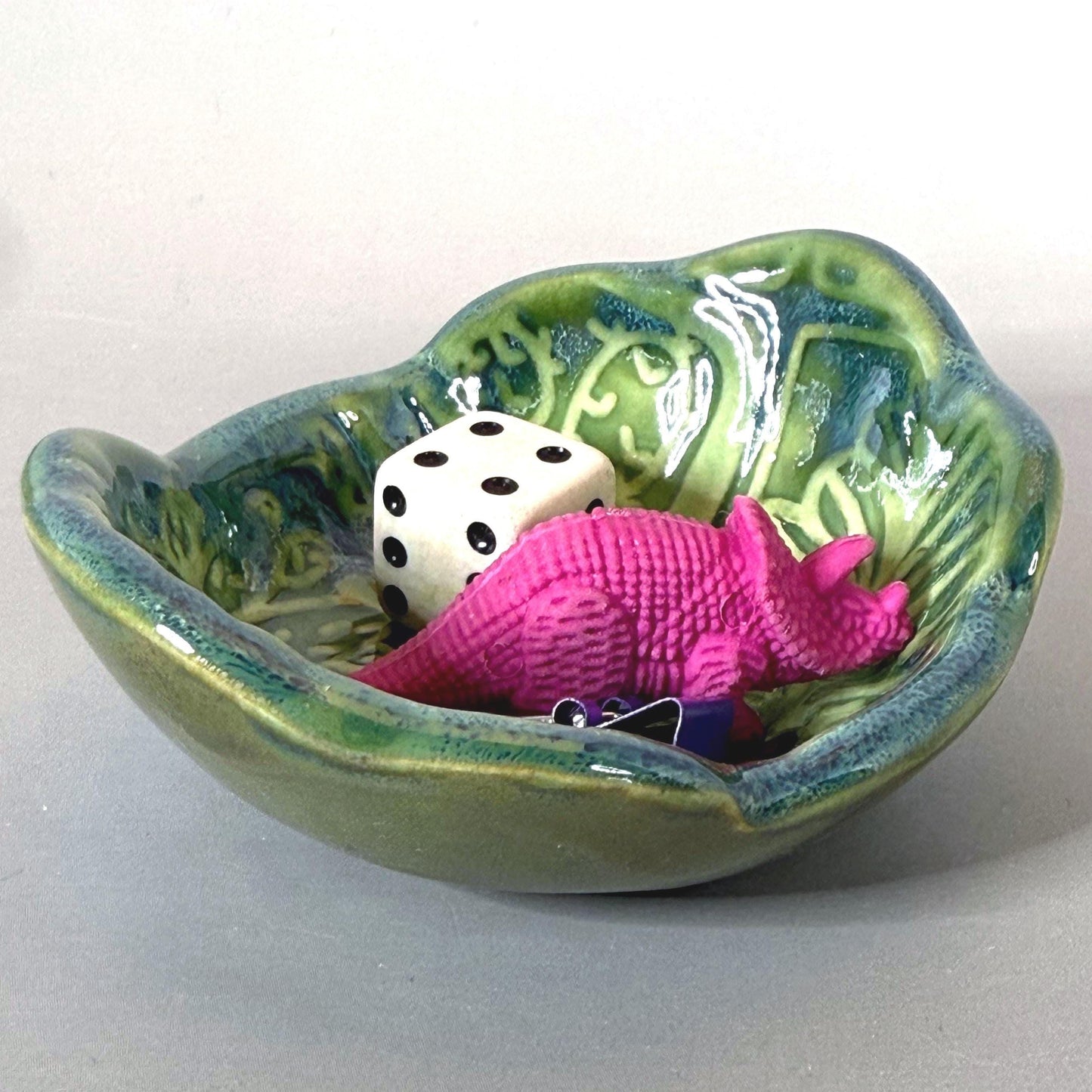 Succulent Design Teabag Holder and Spoon Rest