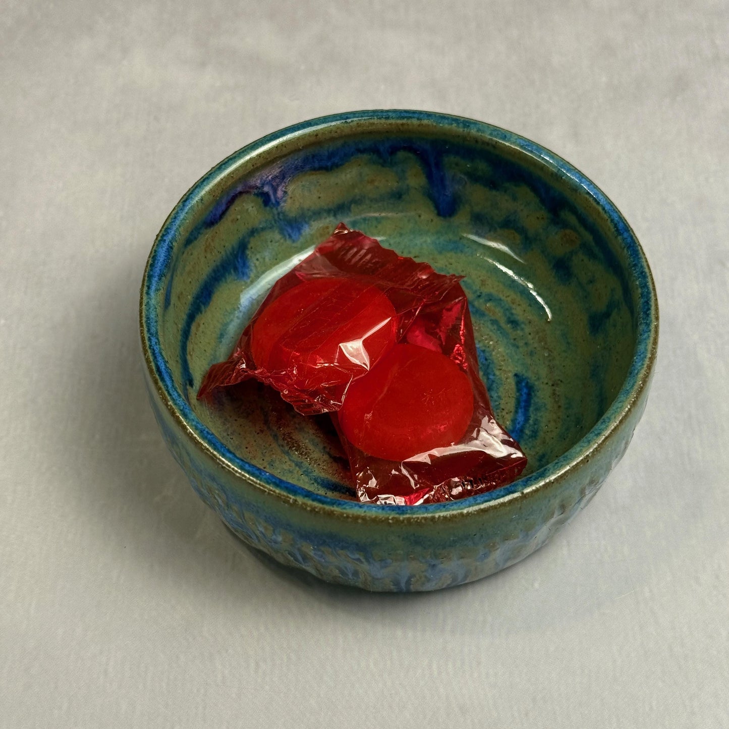 Green and Blue Charcuterie or Condiment Bowl/spice bowl