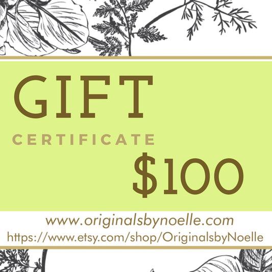 100 Dollar Gift Certificate