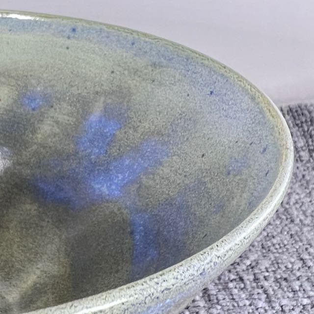 Blue and Gray Small Serving Bowl