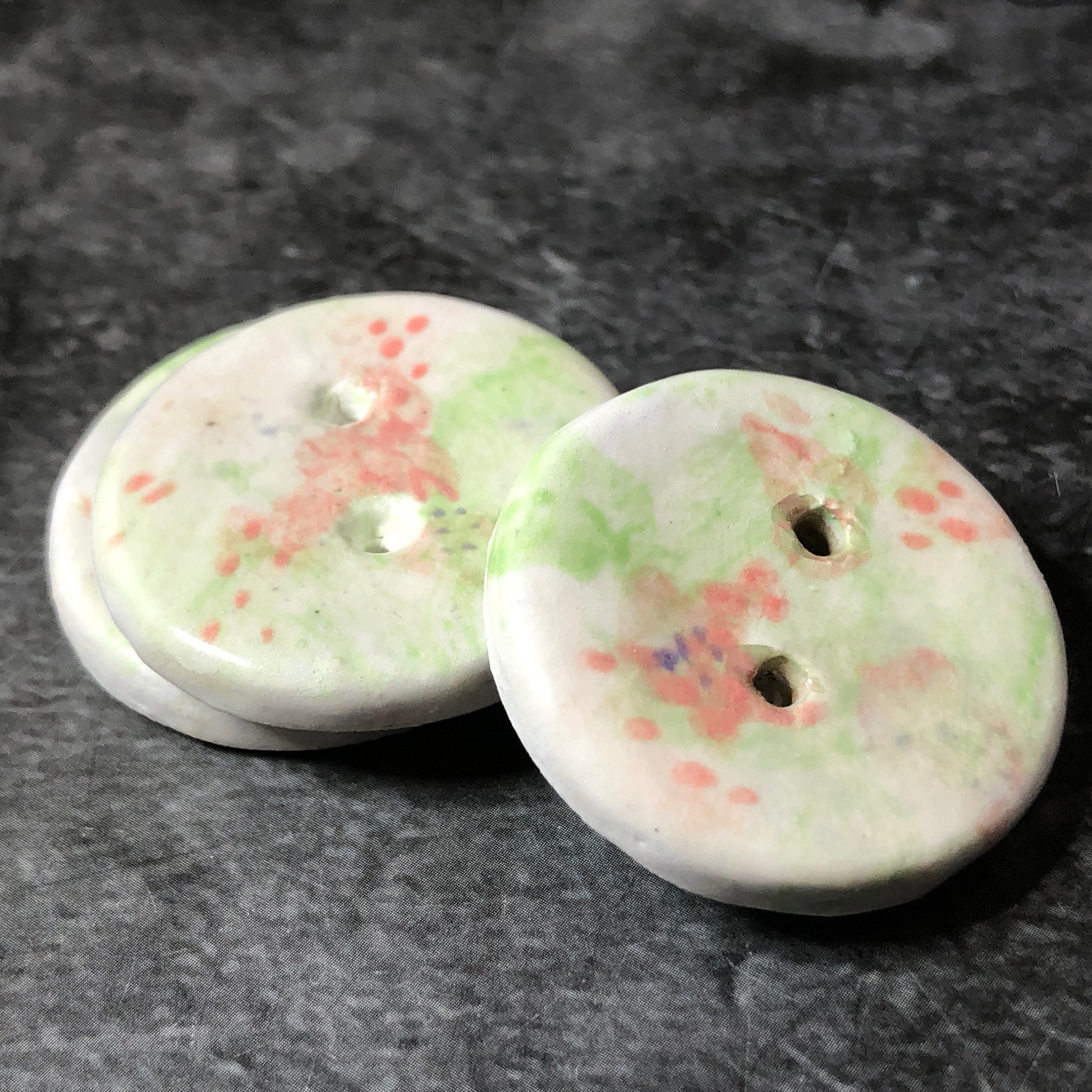 Watercolor Spring Floral Buttons