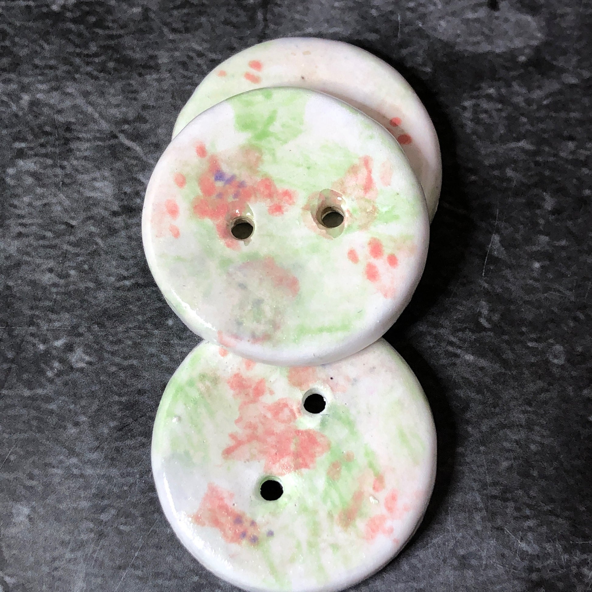 Watercolor Spring Floral Buttons