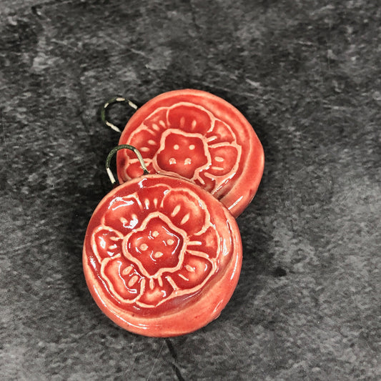 Spring Blossoms in Pink Pendant for Jewelry Making
