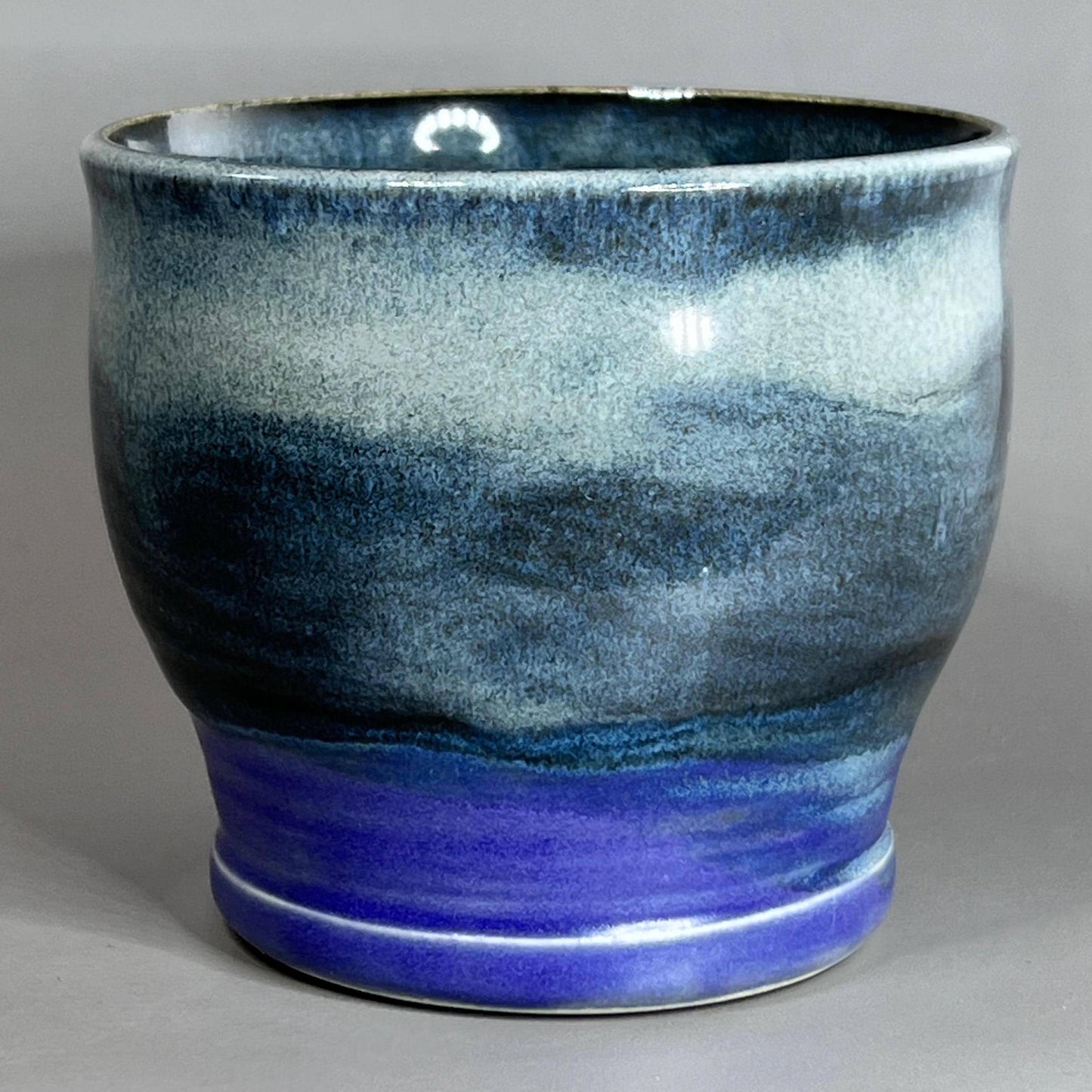 Blue and Purple Small Cache Pot