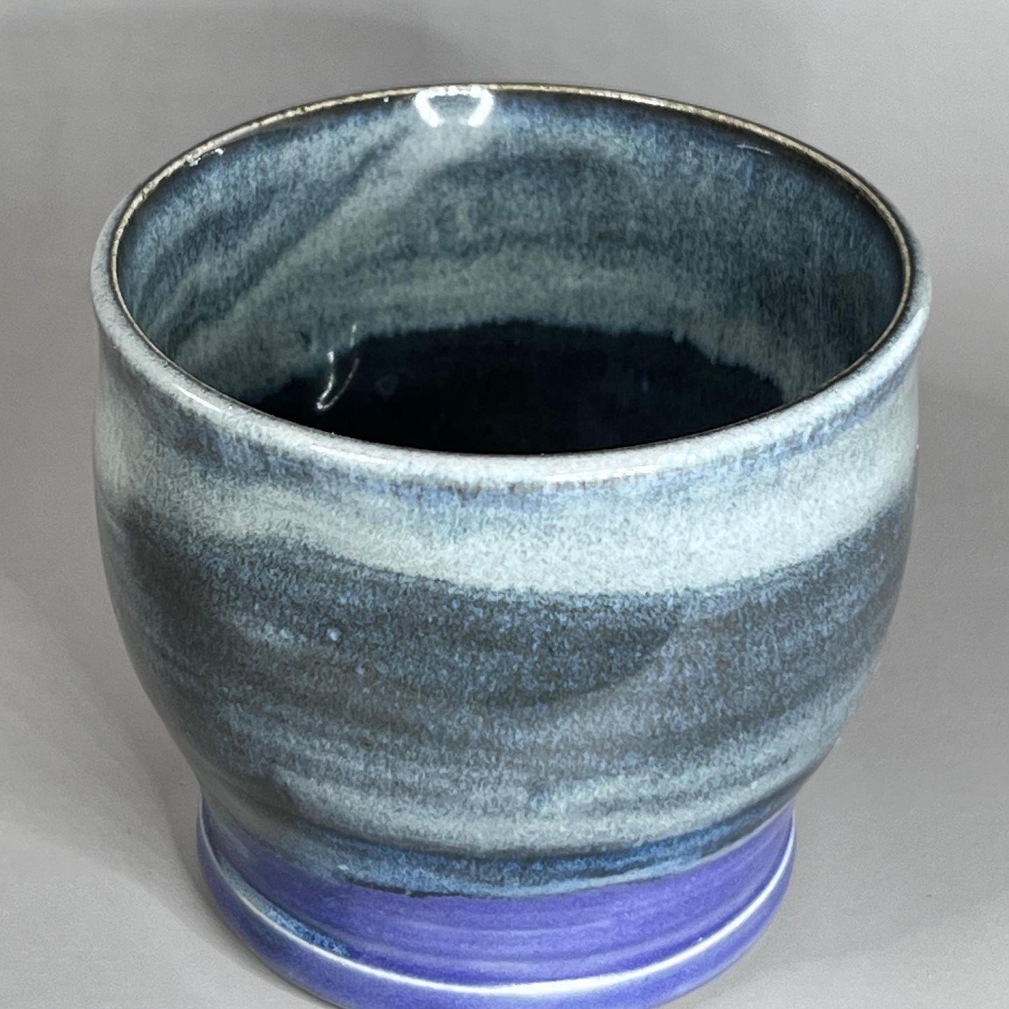 Blue and Purple Small Cache Pot