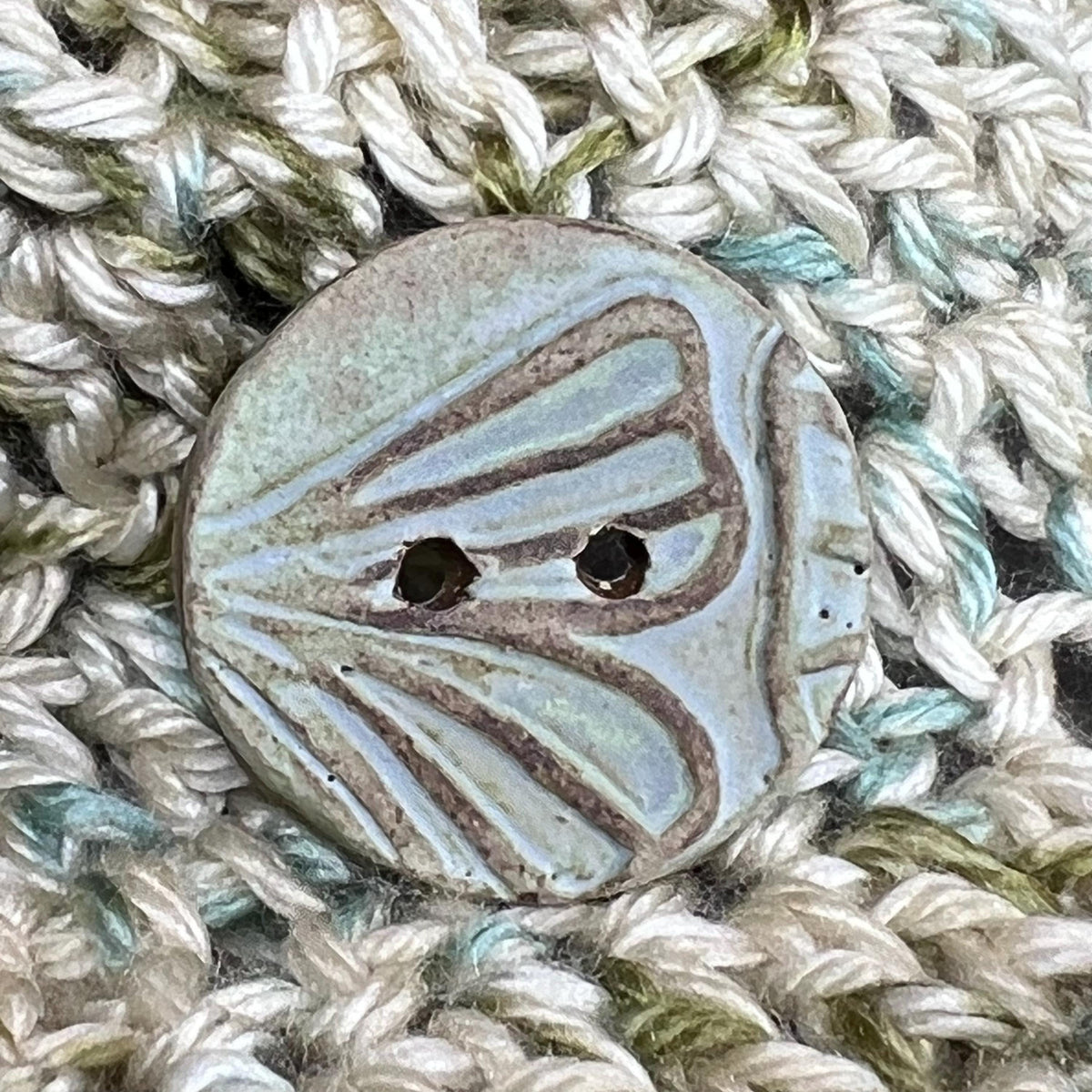 Matte Ceramic Succulent Button