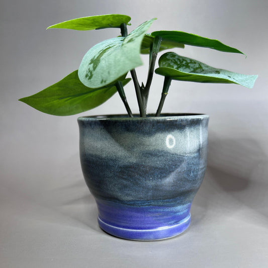 Blue and Purple Small Cache Pot