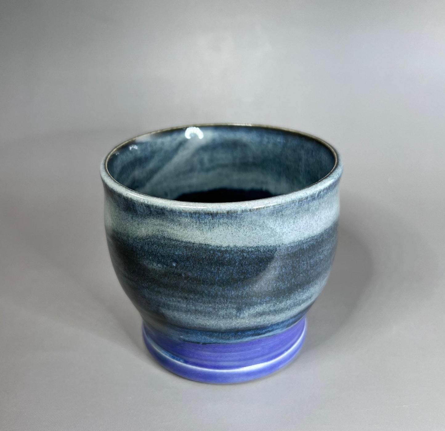 Blue and Purple Small Cache Pot