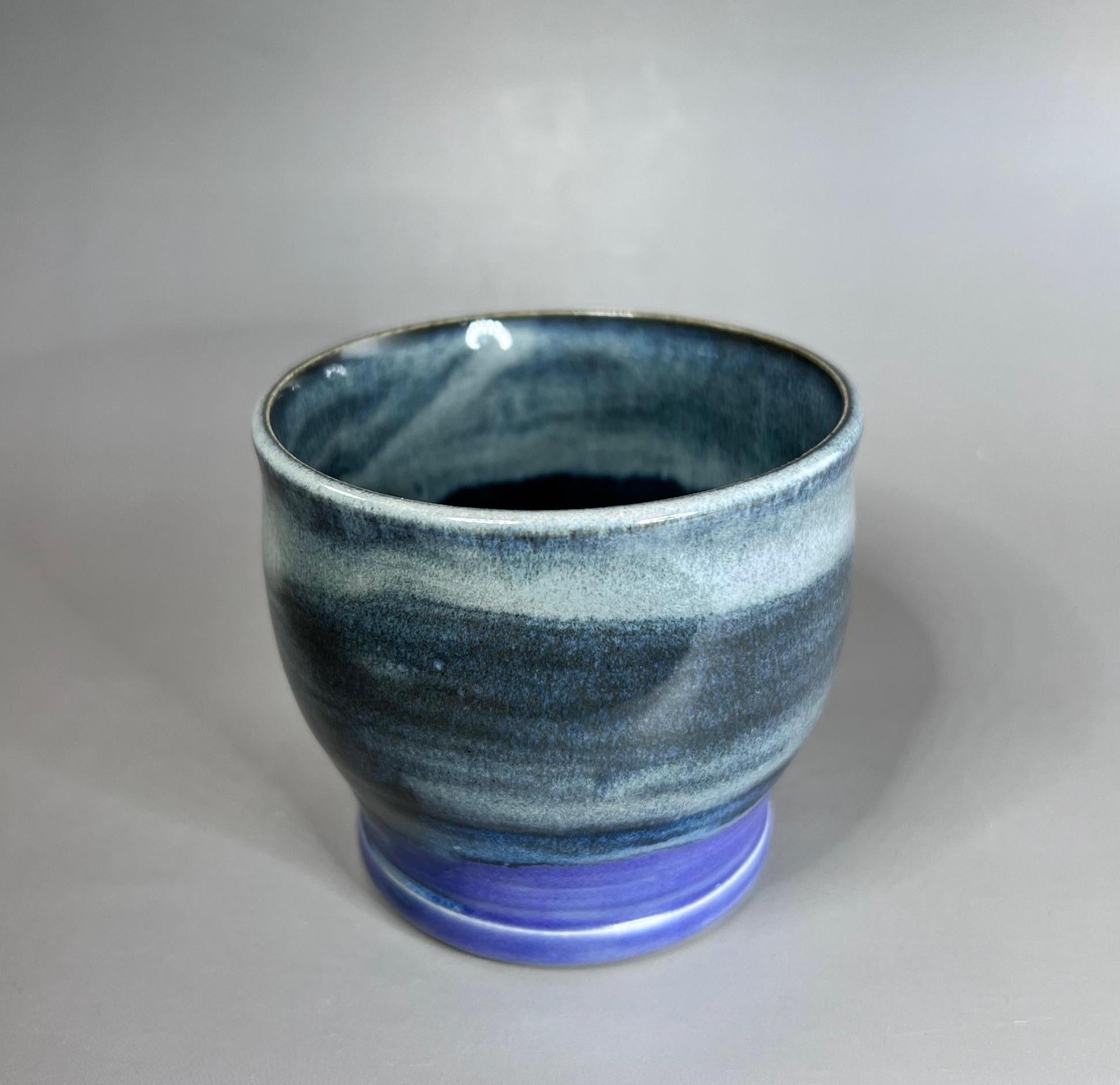 Blue and Purple Small Cache Pot