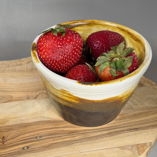 Snow And Copper Small Bowl/Prep Bowl