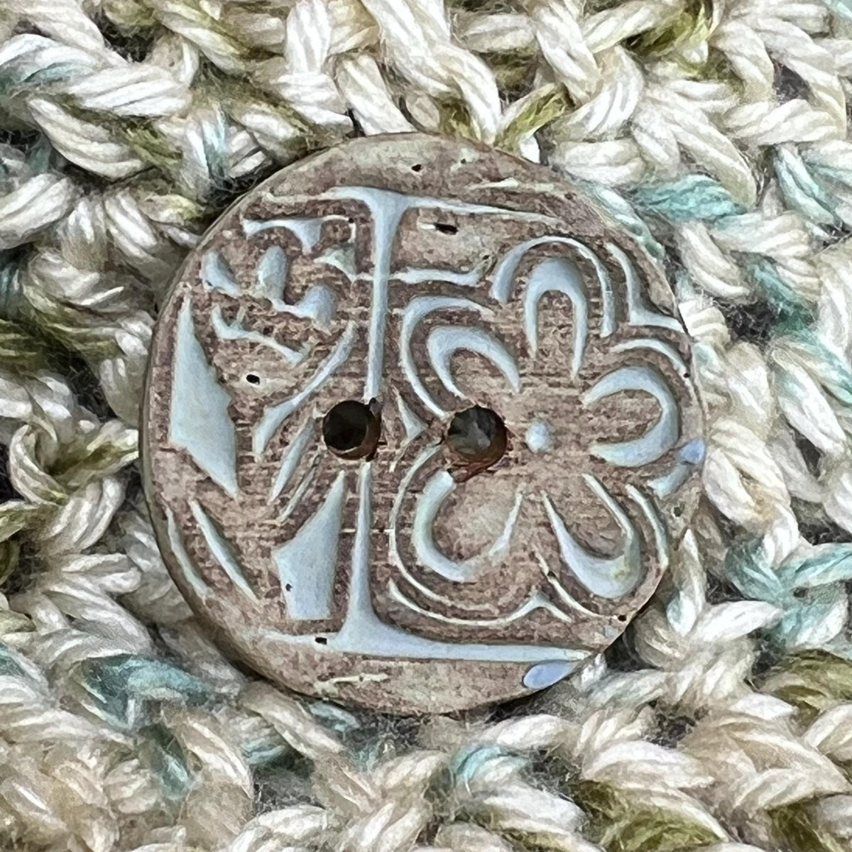 Matte Ceramic Succulent Button