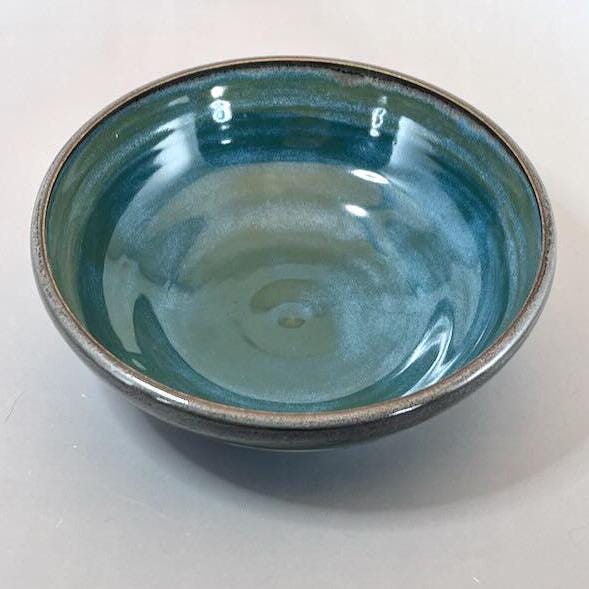 Green and Blue Shallow Bowl