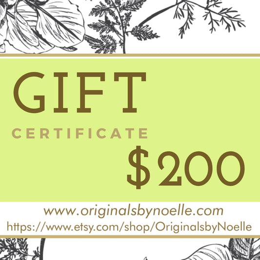 200 Dollar Gift Certificate