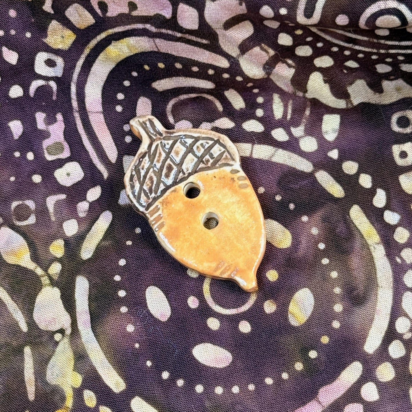Acorn Shaped Button Cap Design #1