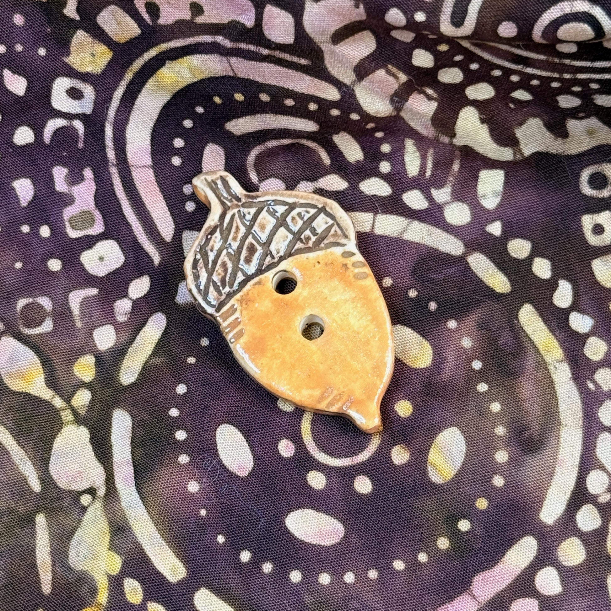 Acorn Shaped Button Cap Design #1
