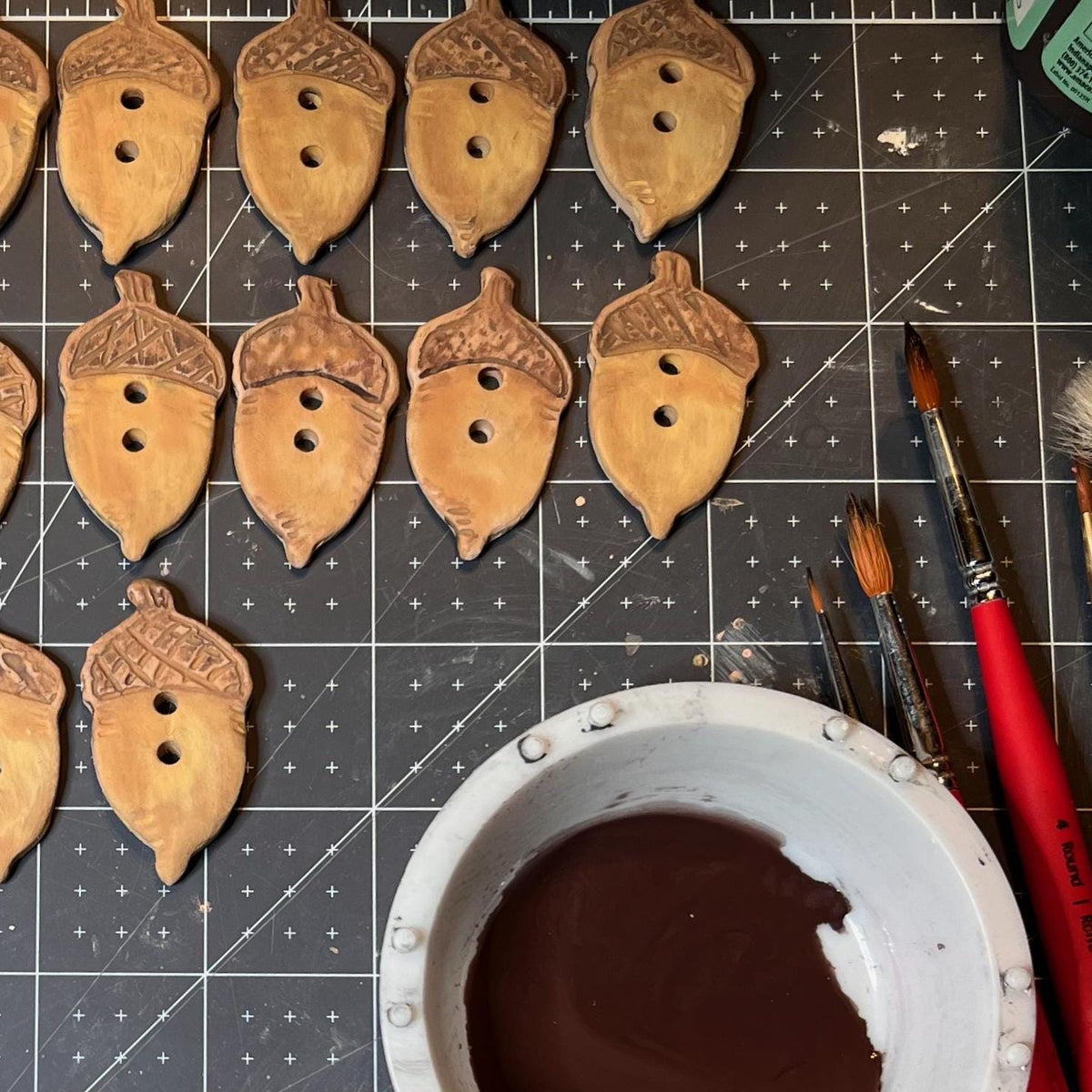 Acorn Shaped Button Cap Design #2