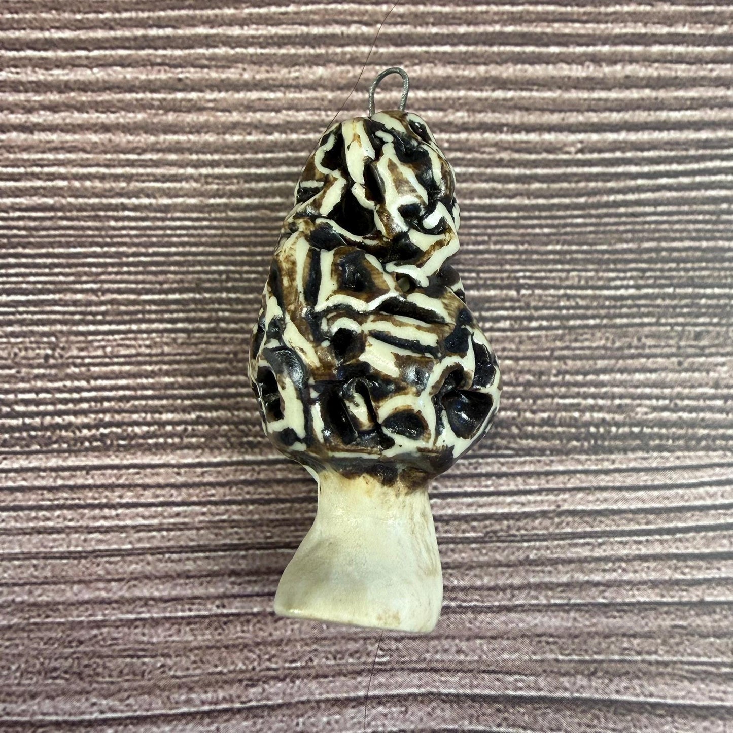 Set of 3 Ceramic Mushroom Ornaments