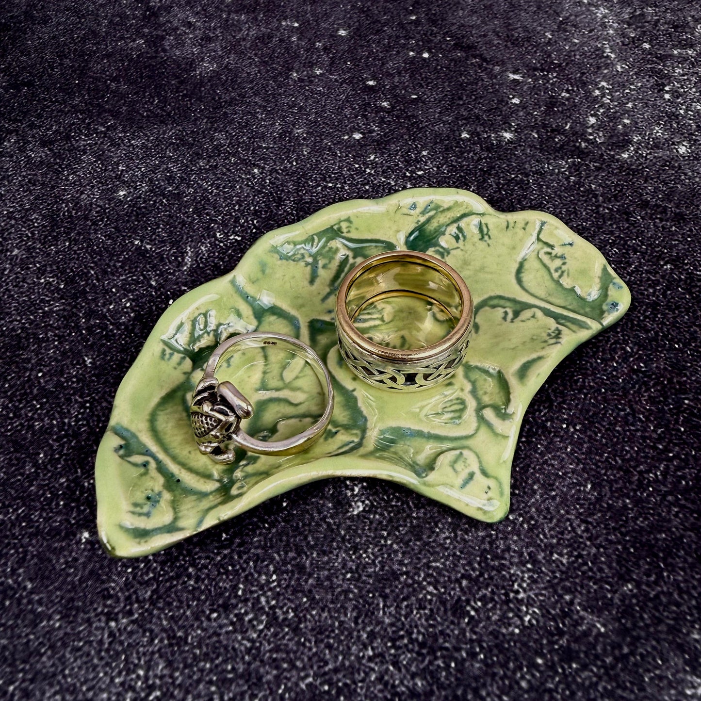 Small Ginkgo Teabag Holder/Spoon Rest