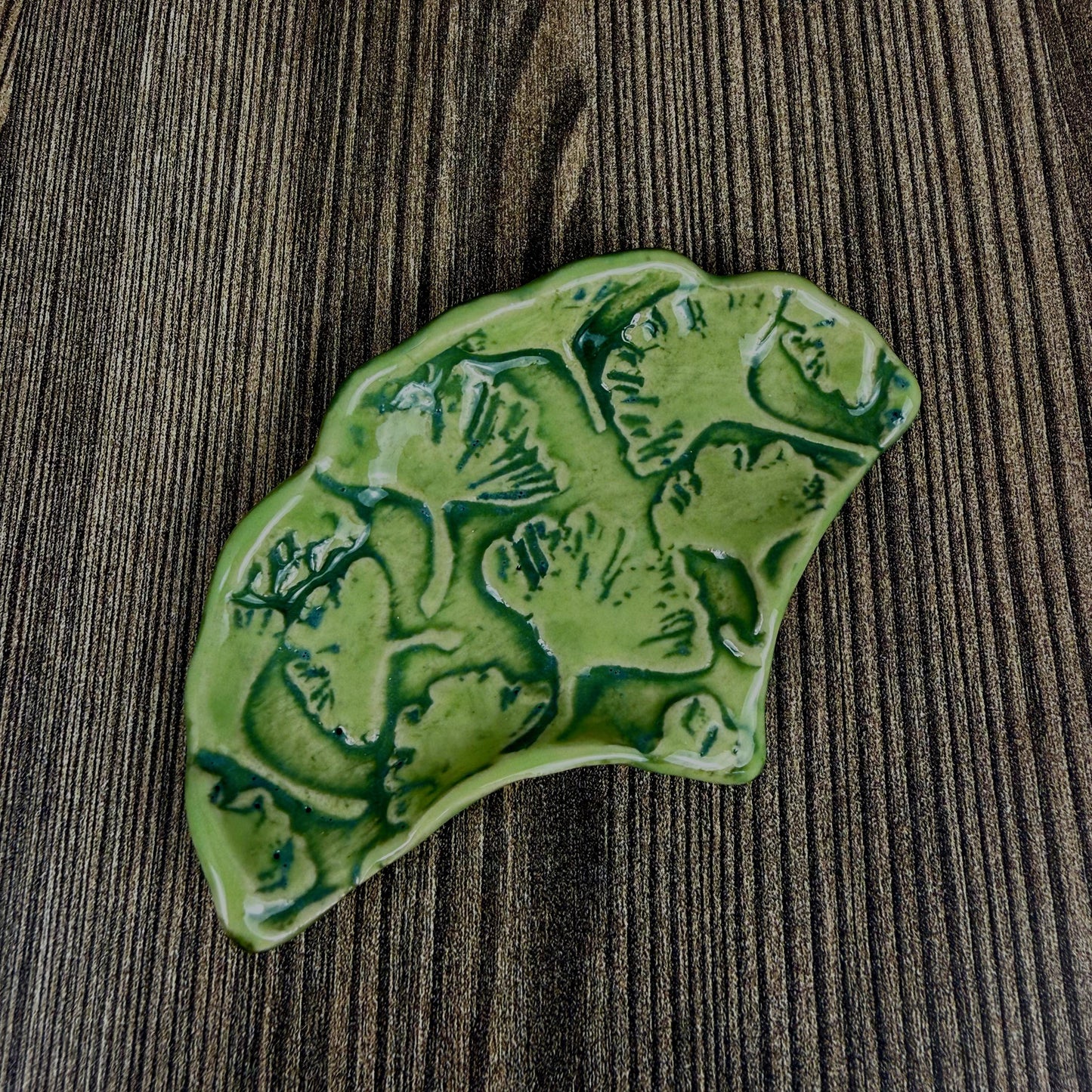 Small Ginkgo Teabag Holder/Spoon Rest
