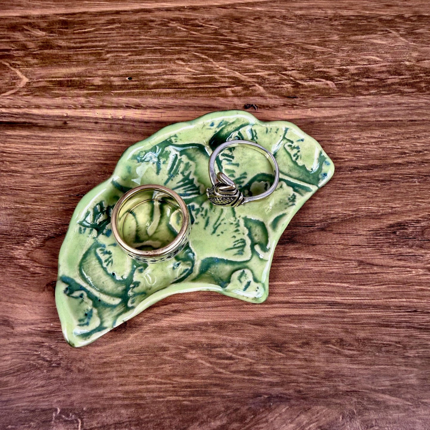 Small Ginkgo Teabag Holder/Spoon Rest
