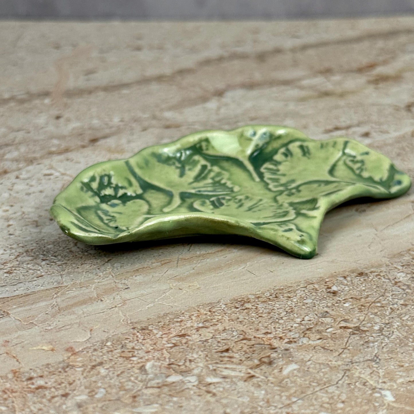 Small Ginkgo Teabag Holder/Spoon Rest