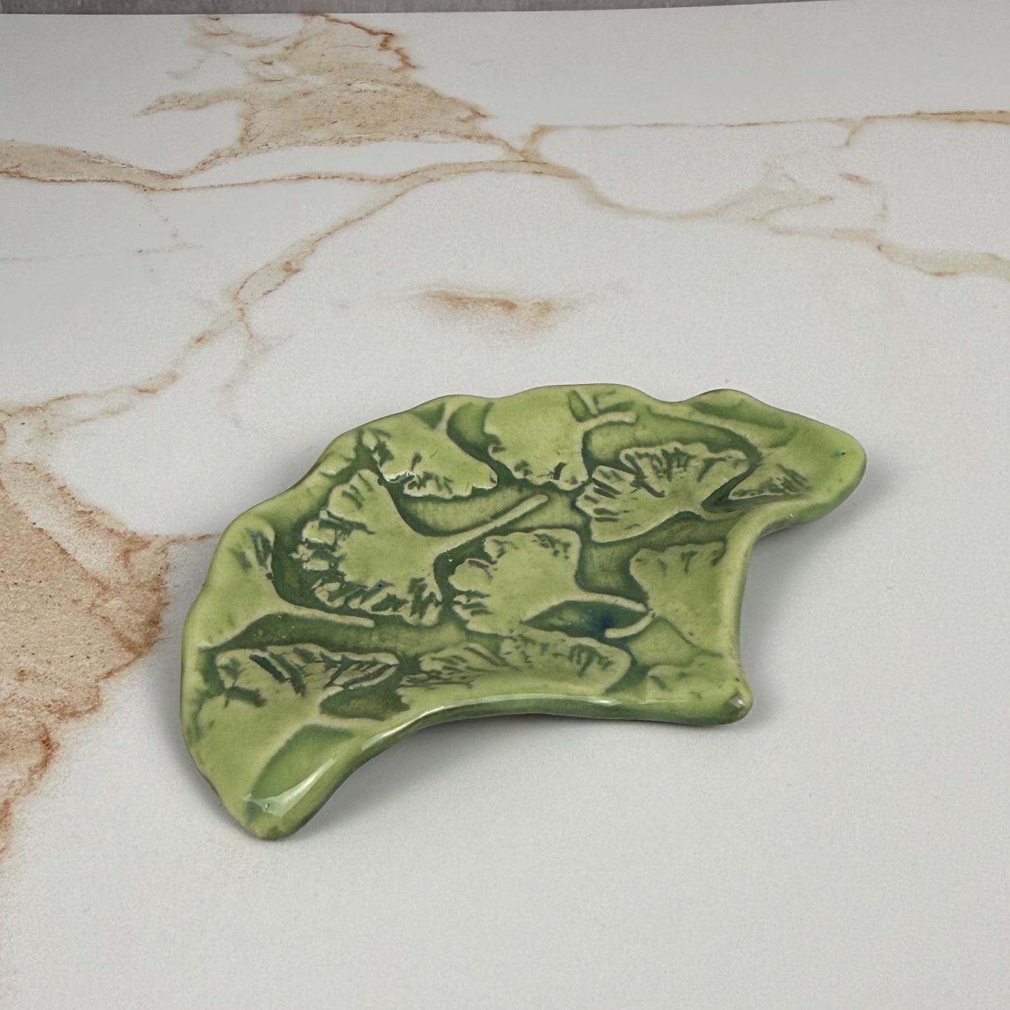 Small Ginkgo Teabag Holder/Spoon Rest
