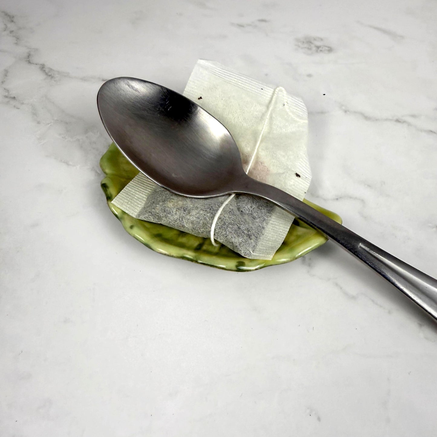 Ginkgo Leaf Teabag Holder/Spoon Rest