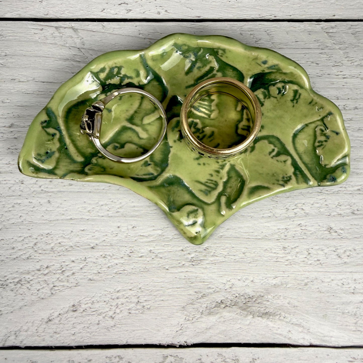 Small Ginkgo Teabag Holder/Spoon Rest