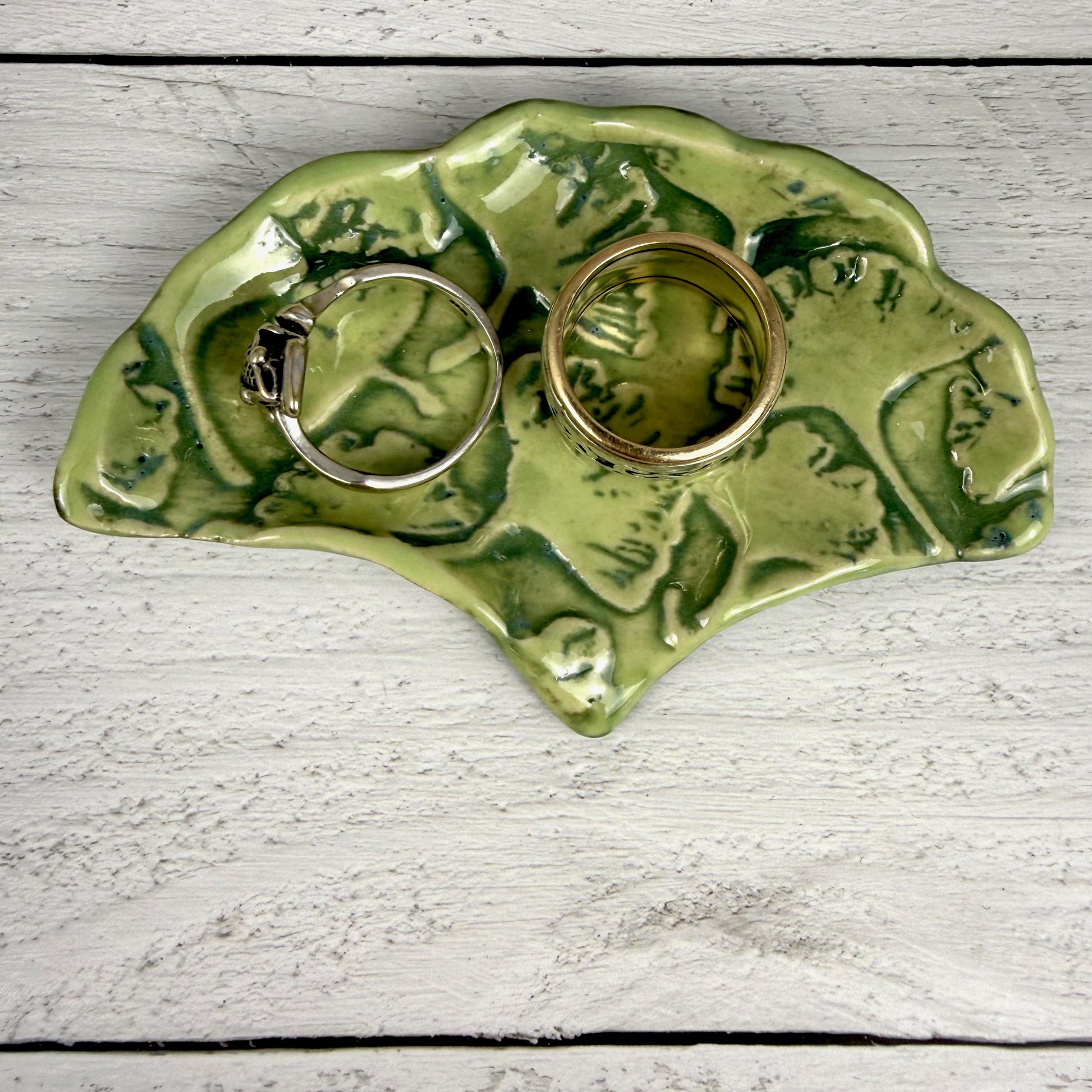 Small Ginkgo Teabag Holder/Spoon Rest