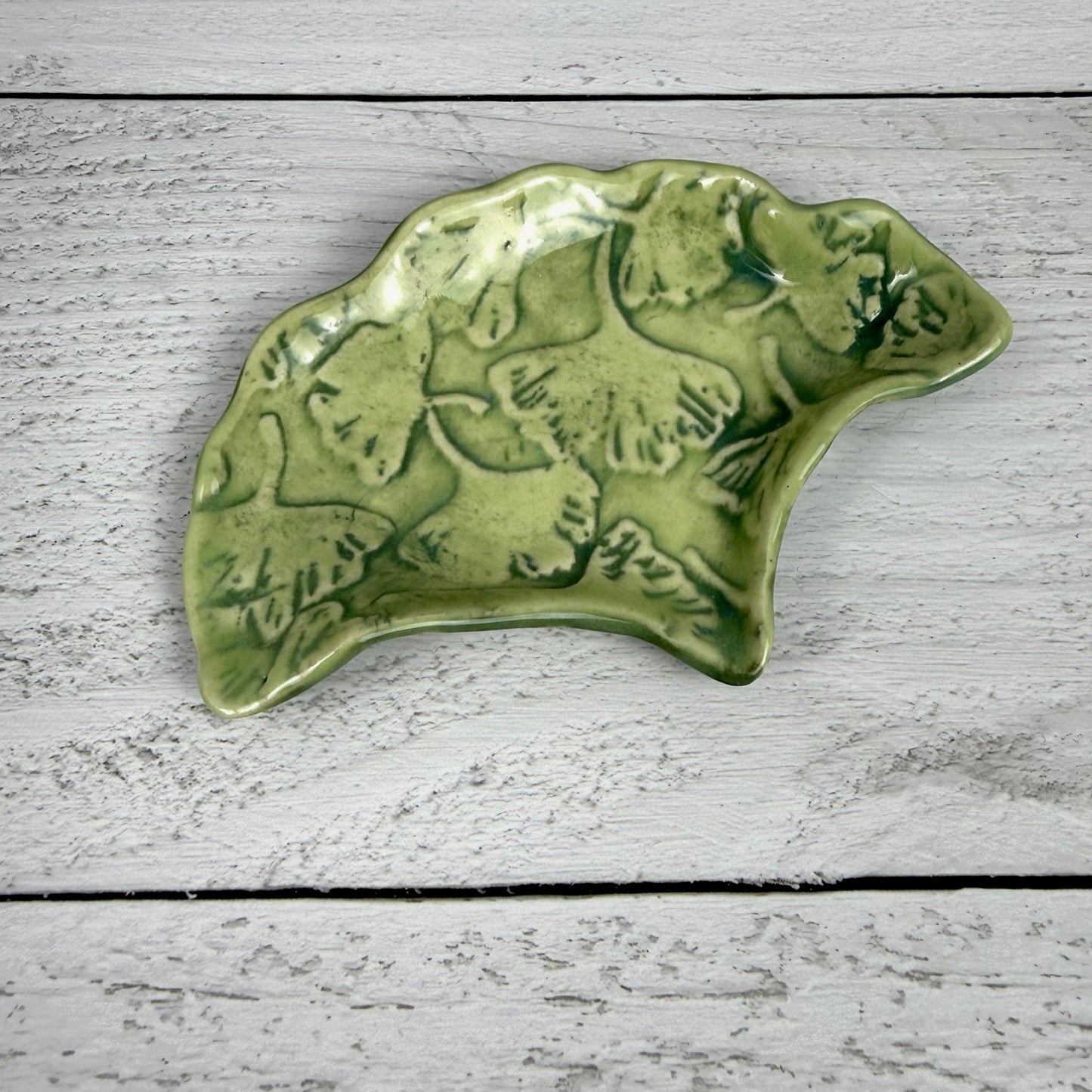 Small Ginkgo Teabag Holder/Spoon Rest