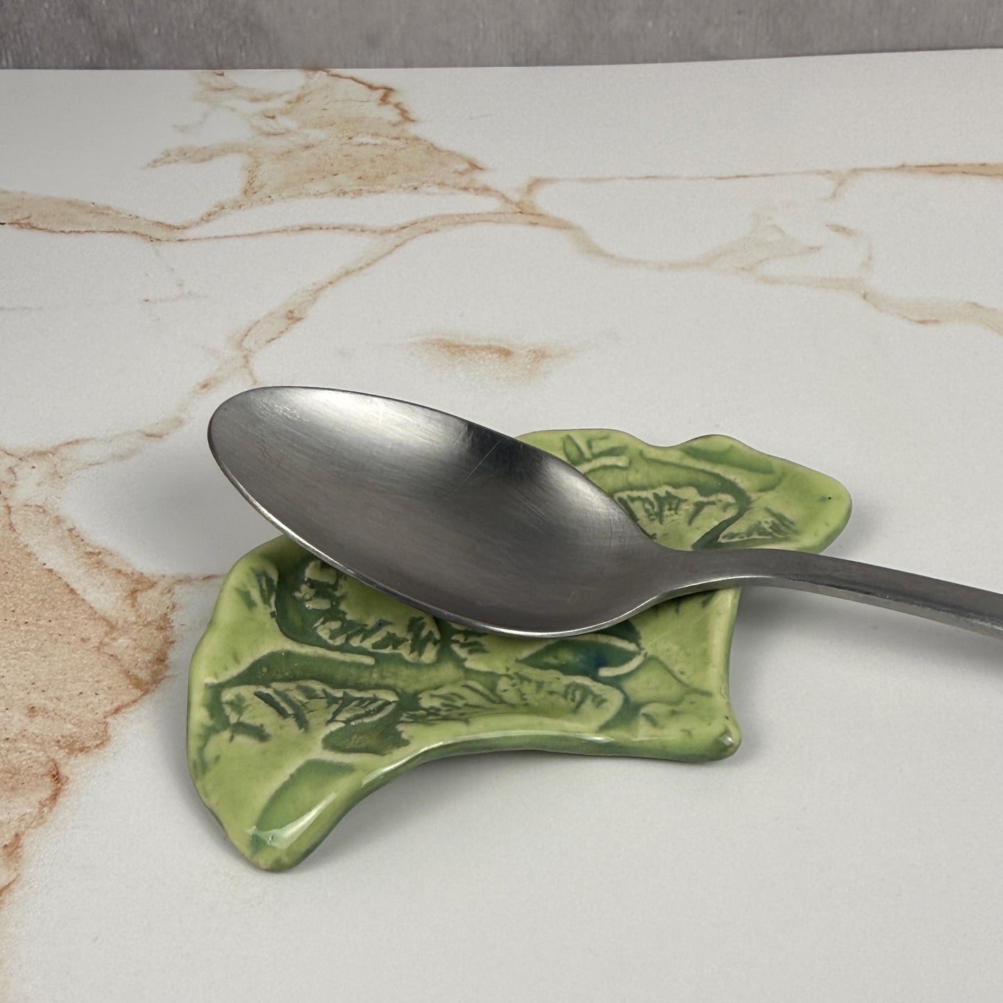 Small Ginkgo Teabag Holder/Spoon Rest
